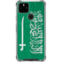 Saudi Arabia Flag Distressed Google Pixel 5a 5G Clear Case